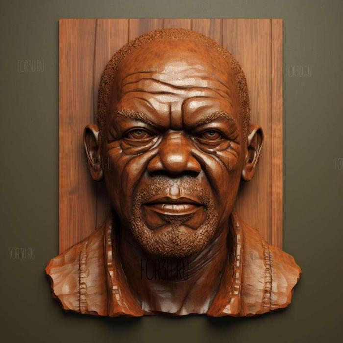 samuel jackson 2 stl model for CNC